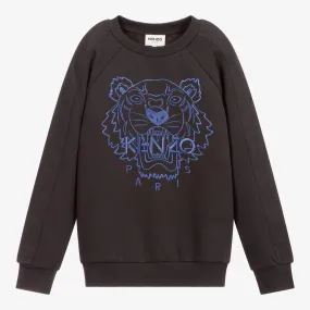 Teen Grey Tiger Sweatshirt